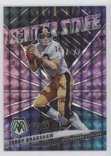 2021 Panini Mosaic Center Stage Purple Prizm 31/49 Terry Bradshaw #CS27 HOF 1b8
