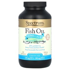 Spectrum Fish Oil Omega-3 EPA DHA 1000 mg 250 Softgels Exp 01/27