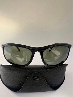 Persol Ratti 58230 Vintage Sunglasses Black Terminator 2 Italy Rare vintage Used