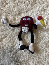 Vtg California Raisins 1988 Applause Bendable Plush Figure Hardee  s