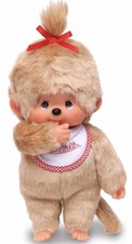 Sekiguchi Monchhichi Premium Standard M Size GIRL Approx Height 10.2 Inch