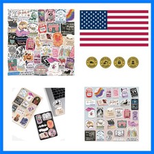 300 PCS Book Stickers for Kindle, Bookish Sticker Pack Reading Glitter Waterp...