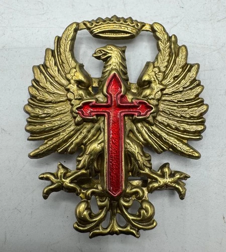 New ListingSpanish Fascist Franco Cap Helmet Insignia Civil War Military Tanker Post WW2