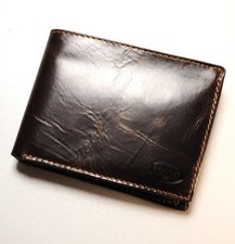 FOSSIL Herren Geldbörse NORTON INTL Traveler Brown ML317088200 . braun