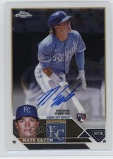 2023 Topps Chrome Rookie Auto Nate Eaton #RA-NE Auto 1ca6