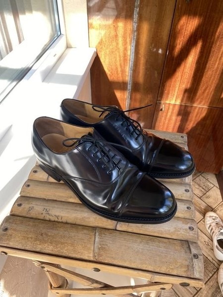 Men Boggi Oxfords Black 40.5 #H9I