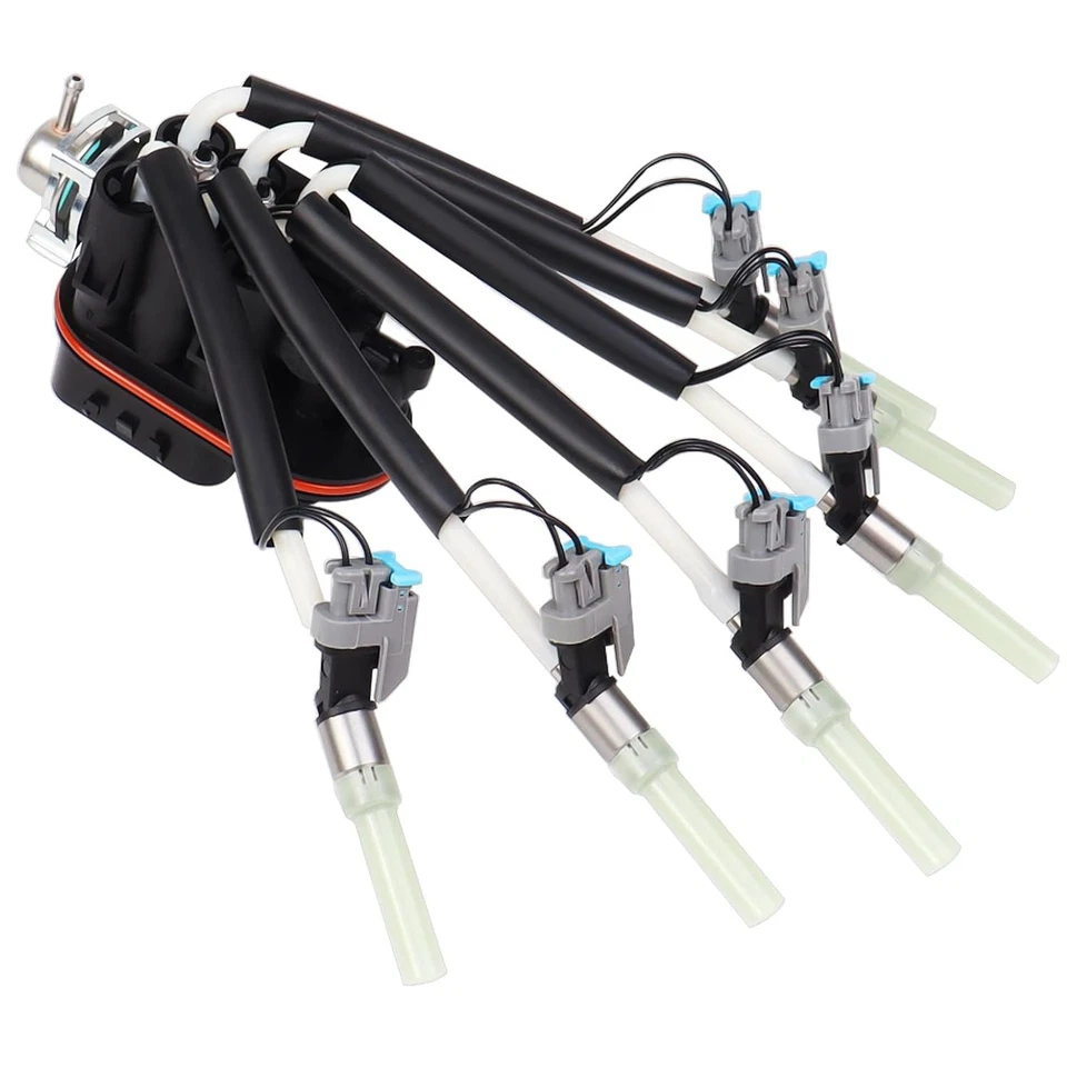 Inyector Araña de Combustible Central con Soporte para Chevoret GMC Isuzu 4.3L V6 12568332 Foto 2 de 4