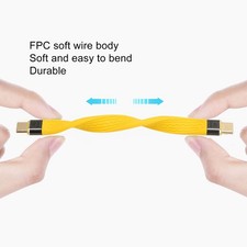 Type C Male To Male FPC Cable PD100W 5A Fast Charge 40Gbps Data Transfer FPC New