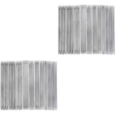 70 stücke Edelstahl Doppelpunkt Strickhandschuhe Nadeln