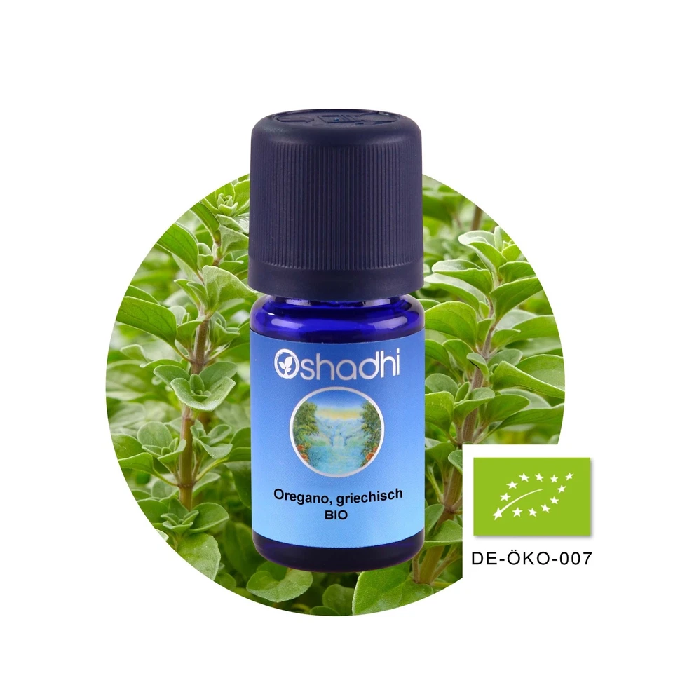 Oshadhi Oreganoöl griechisch bio ätherisches Öl naturreine Qualität 5ml