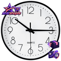 Wanduhr Rund 20Cm Modern Weiß FüR Wohnzimmer KüChe Schlafzimmer Deko