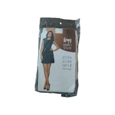 Vintage Legg's Brown Sugar Ultra Ultra Sheer White Pantyhose Large 50263 NEW