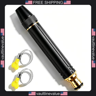 #ad 2026 New Pressure Garden Hose Nozzle Adjustable Jet Power Washer for Car Patio $18.71