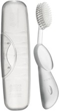 RADIUS Toothbrush, Original Big Brush with 1 Count Pack of 1 , Clear