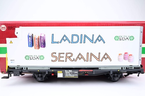 LGB Spur G 44890 Containerwagen "Kase Aus Dem Engadin" Nr.7863 - Originalverpackt | Condition: Used
