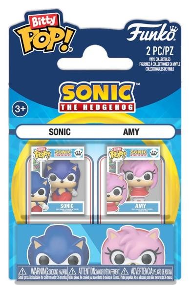 Sonic The Hedgehog Bitty Pop! Vinyl Figuren 2Er-Pack Sonic & Amy Rose 2 Cm-image