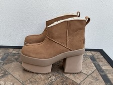 UGG NEW HEIGHTS PLATFORM MINI CHESTNUT CHUNKY BOOTS US 8 / EU 39 / UK 6