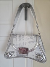  New STEVE MADDEN Silver Shoulder Purse