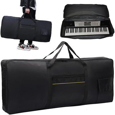 Keyboard Tasche Gepolstert Tragbar 420D Oxford Wasserdicht Stoßfest für Piano