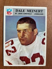 1966 Philadelphia Football Card#164 Dale Meinert St. Louis Cardinals
