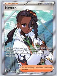 Naveen 112/088 Perfect Order Ultra Rare Full Art Holo Trainer Supporter