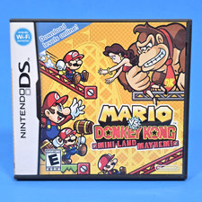 MARIO vs DONKEY KONG: MINI-LAND MAYHEM NINTENDO DS 2010 CIB COMPLETE