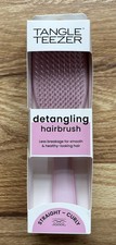 Tangle Teezer Detangling Hairbrush For Wet  Dry Hair Pink Straight  Curly