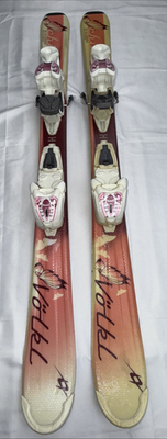 Volkl Chica Junior Kids Skis 100 cm Pink Butterfly Marker 4.5 GW