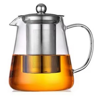 Glas Teekanne für Herdplatte Teekocher für Loseblätter Tee Teekanne 550ML K9T42203