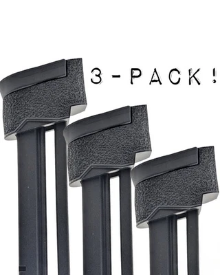 (3-PACK) Textured Magazine Spacer/Sleeve For Taurus TX22 21-rd ProMag Magazine.