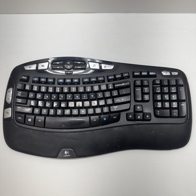 Logitech K350  Wave Ergonomic Wireless Keyboard / No Dongle