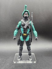 GI Joe Classified Cobra Night-Viper  Acrylic Base Display    No Toy Included