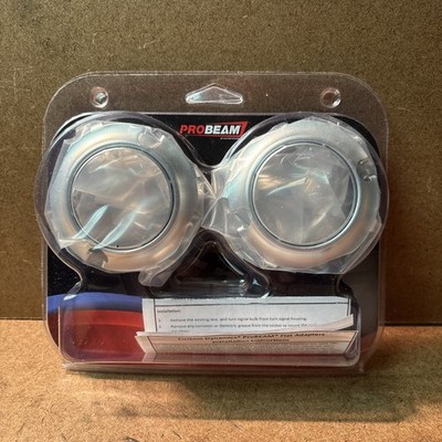 Custom Dynamics ProBeam Bullet to Flat Bezel Adapters Harley Turn Signals to LED