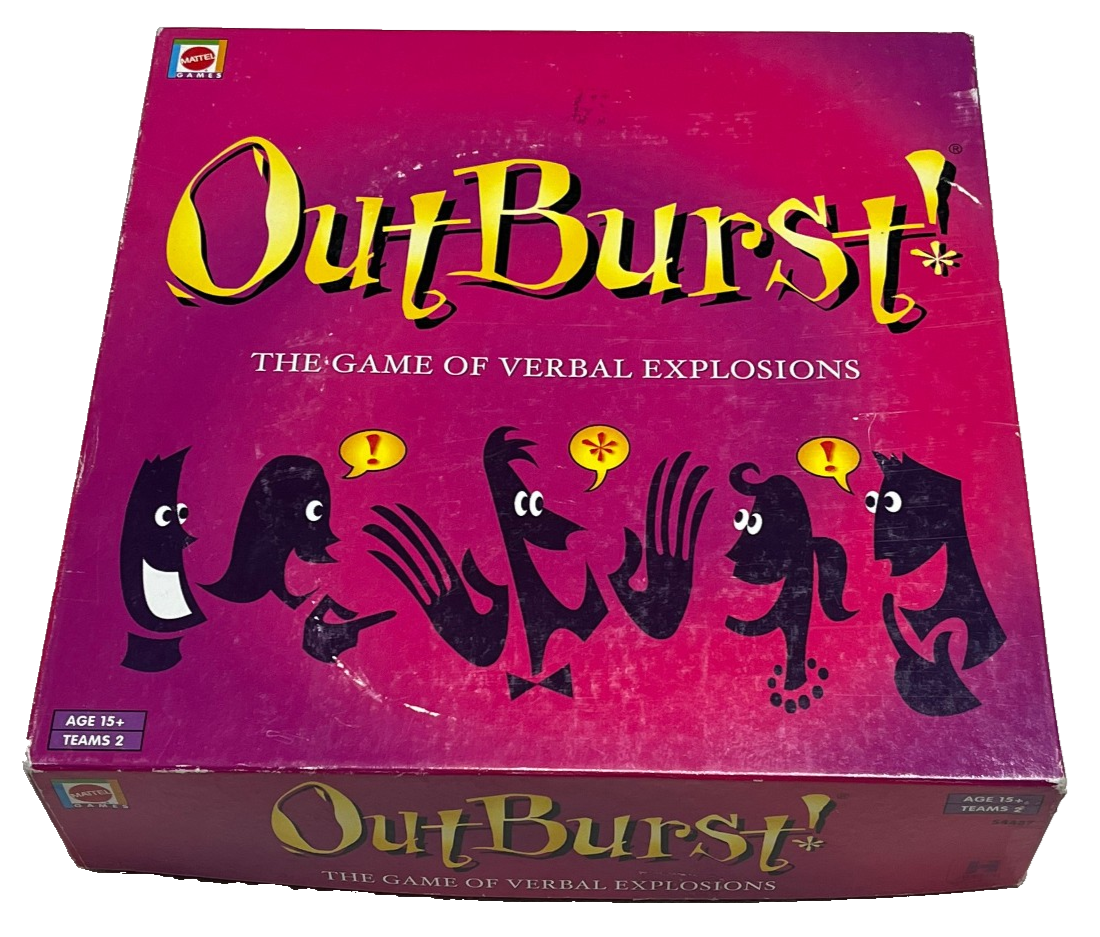 OUTBURST GAME : Rare 2001 Edition By Mattel (FREE UK P&P)