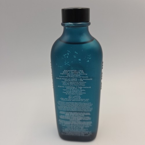 Aceite corporal y masaje Bath & Body Works aromaterapia "EUCALIPTO & TEA", 4 oz, *Nuevo* - Imagen 2 de 3