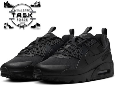 NEW Nike Air Max 90 DRIFT Triple Black Blackout HQ1416-001 Mens Sz 13