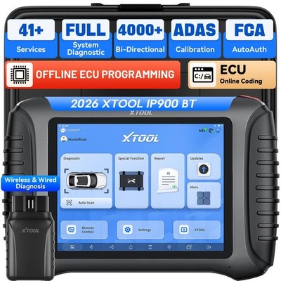 2026 XTOOL IP900BT   kabelloses bidirektionales OBD2-Diagnosegerät ECU-Codierung