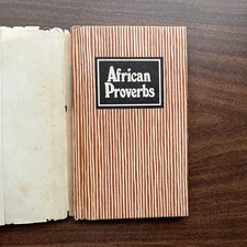 African Proverbs Charlotte Wolf Leslau 1985 Peter Pauper Press DJ