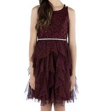 Speechless Big Kid Girls Sleeveless Fit Flare Dress Size 10