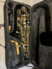Eb Alto Saxophone Mendini Black And Gold