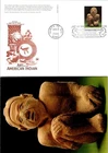 S08-0320, AMERICAN INDIAN ART, MISSISSIPPIAN OFFIGY, PCSPOSTAL CARD FDC