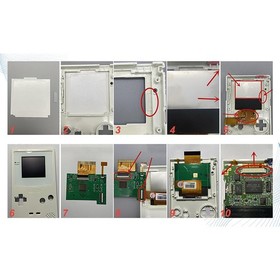 Replacement Backlight LCD Screen Monitor Kit For Nintendo Game Boy Color GBC