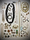 80 PIECES ~ MIXED LOT OF VINTAGE & COSTUME JEWELRY  ~ SOME SIGNED ~ ALL WEARABLE