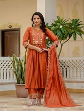 Ladies Soft Roman Silk Kurti Digital Print Straight Kurta Casual Office Wear