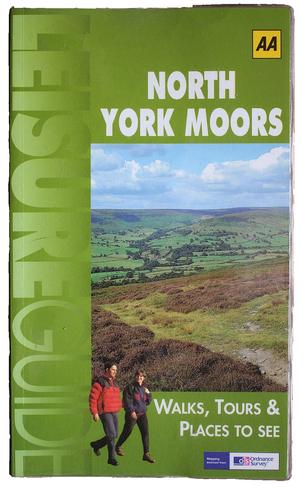 North York Moors AA Leisure Guides With  Ordnance Survey Mapping