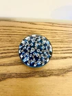 Vintage Italian Murano Glass Paperweight Italy With Millefiori Thousand Flower