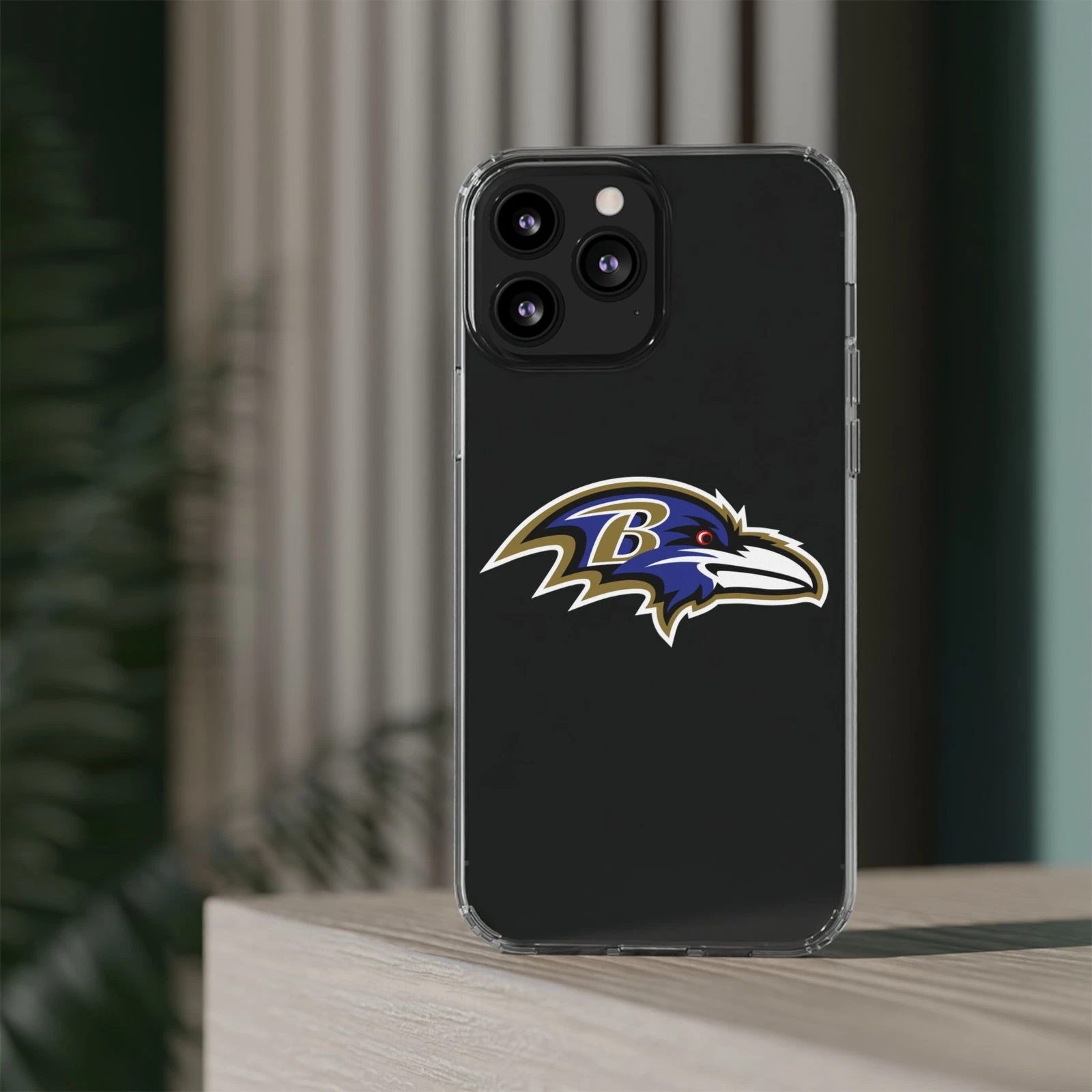 Baltimore Ravens Clear Phone Case for iPhone