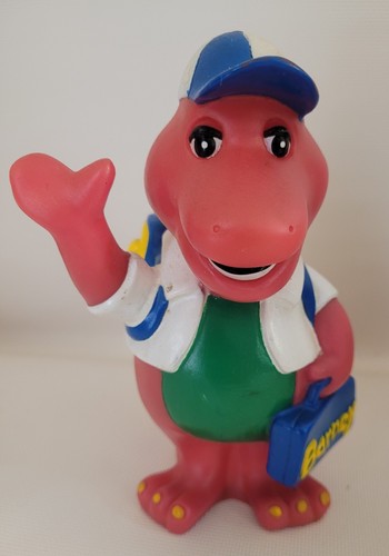 Set Of 4 Vintage Barney The Dinosaur Figurines The Lyons Group ~ See Description - Picture 6 of 8