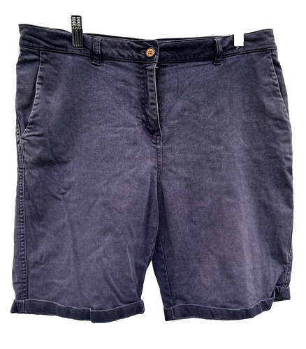 Joules Shorts size 14 blue W34" cotton blend womens