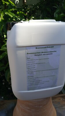 Brennesseljauche,Brennesselsud 10L SUPER Konzentrat,100%Biologisch,2xfermentiert